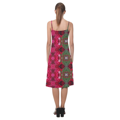 Christmas Wrapping Paper Designed Alcestis Slip Dress Alcestis Slip Dress (Model D05)