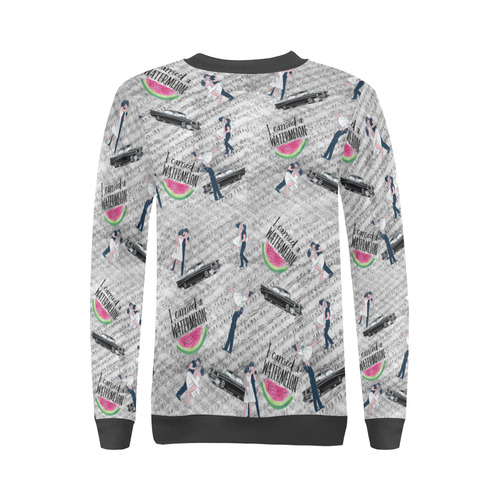 Dirty Dancing 2 All Over Print Crewneck Sweatshirt for Women (Model H18)