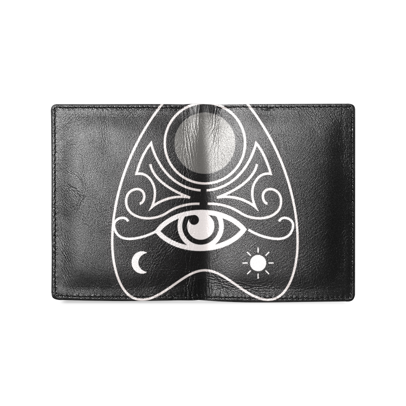 Ouija_Planchette Men´s Wallet Men's Leather Wallet (Model 1612)