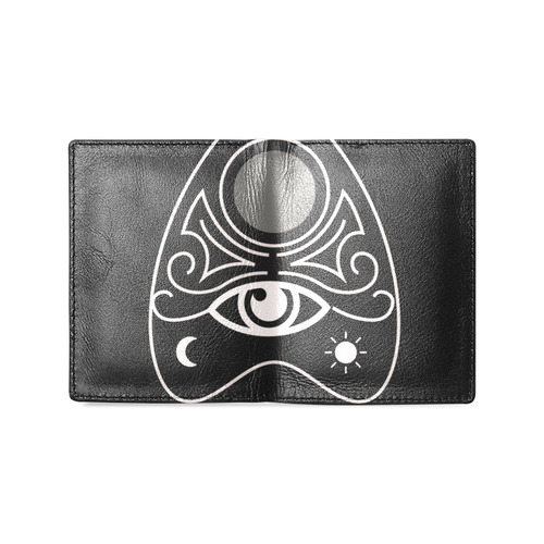 Ouija_Planchette Men´s Wallet Men's Leather Wallet (Model 1612)