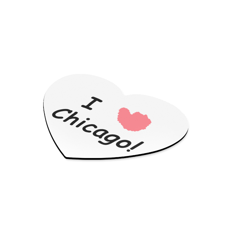 IHEART Chicago Mousepad Heart-shaped Mousepad