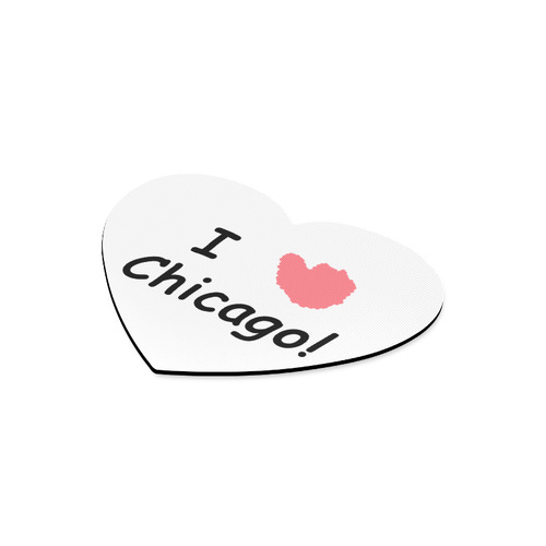 IHEART Chicago Mousepad Heart-shaped Mousepad