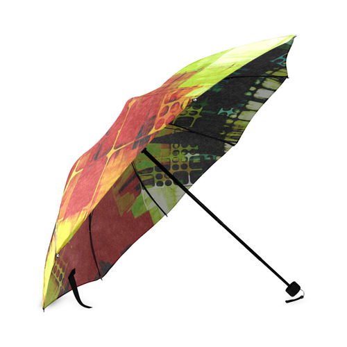 Grunge texture Foldable Umbrella (Model U01)