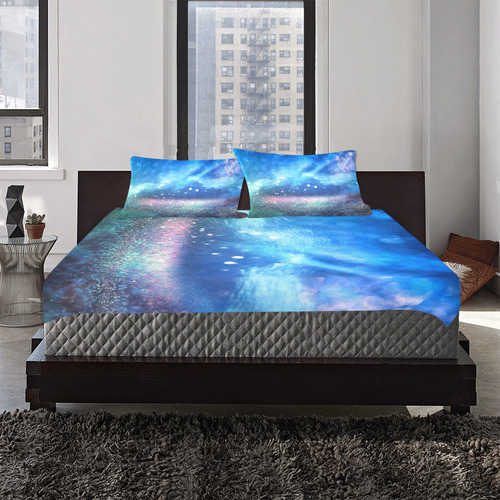 abstract under the sea 3-Piece Bedding Set