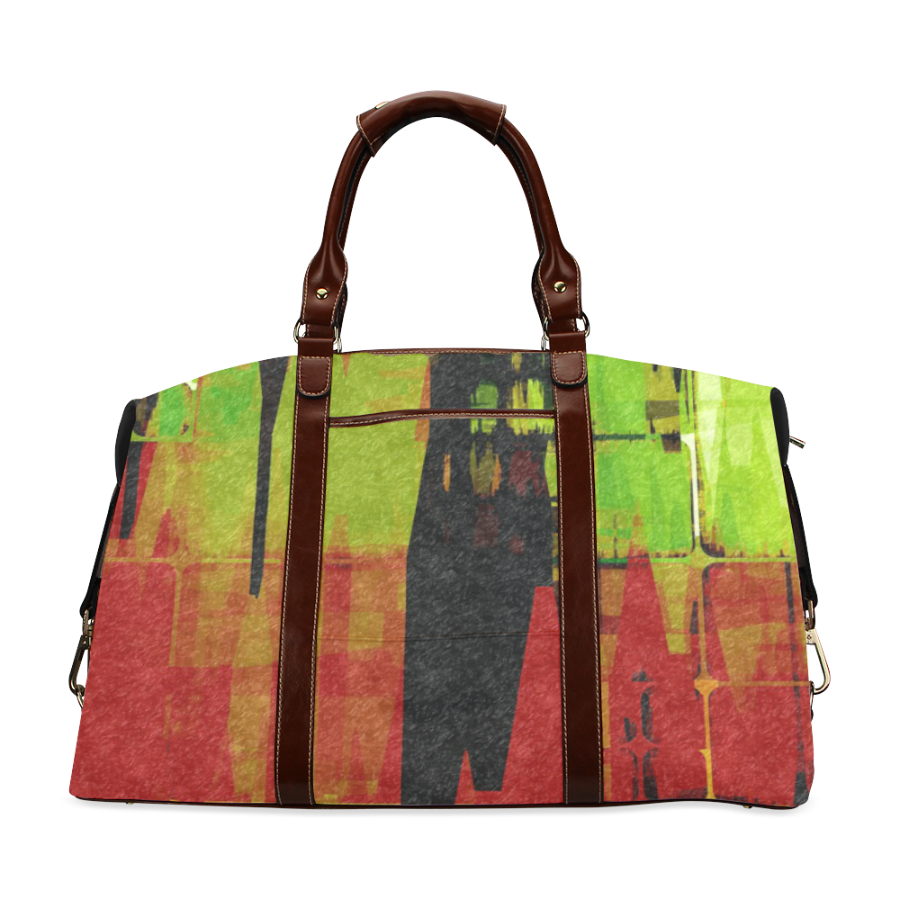 Grunge texture Classic Travel Bag (Model 1643) Remake