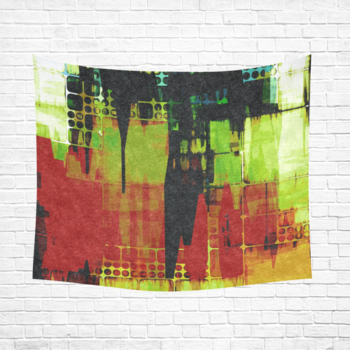 Grunge texture Cotton Linen Wall Tapestry 60"x 51"