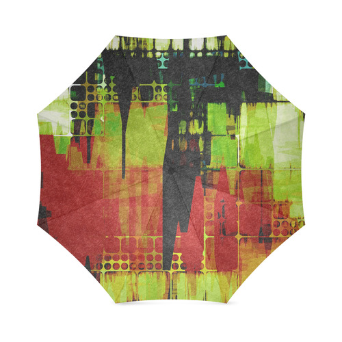Grunge texture Foldable Umbrella (Model U01)