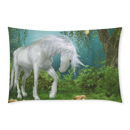 Fairytale meadow with a white unicorn 3-Piece Bedding Set