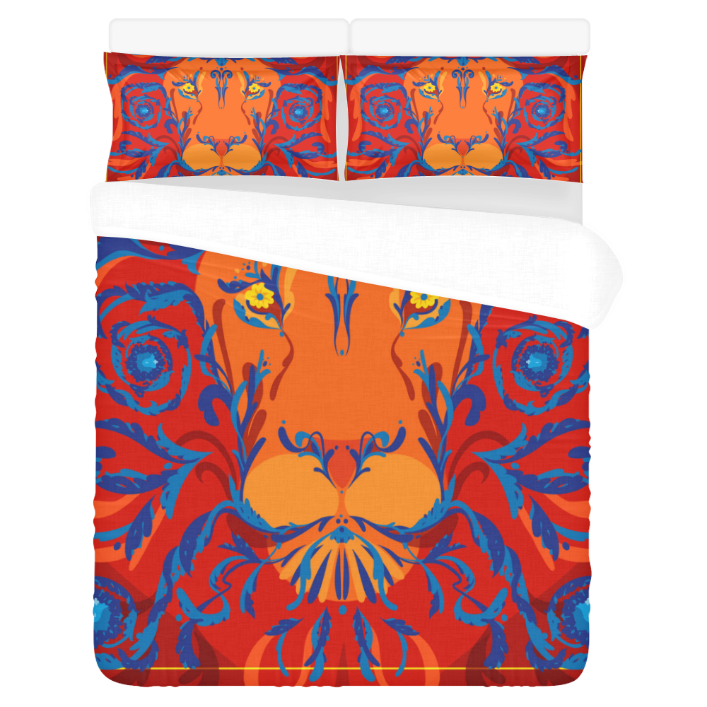 Fashion Lion 3-Piece Bedding Set