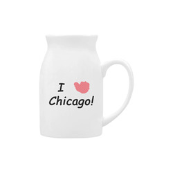 IHEART Chicago Milk Mug Milk Cup (Large) 450ml