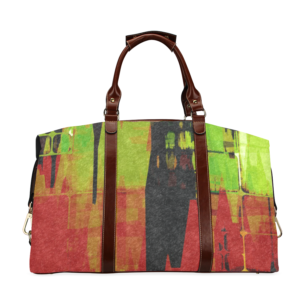 Grunge texture Classic Travel Bag (Model 1643) Remake