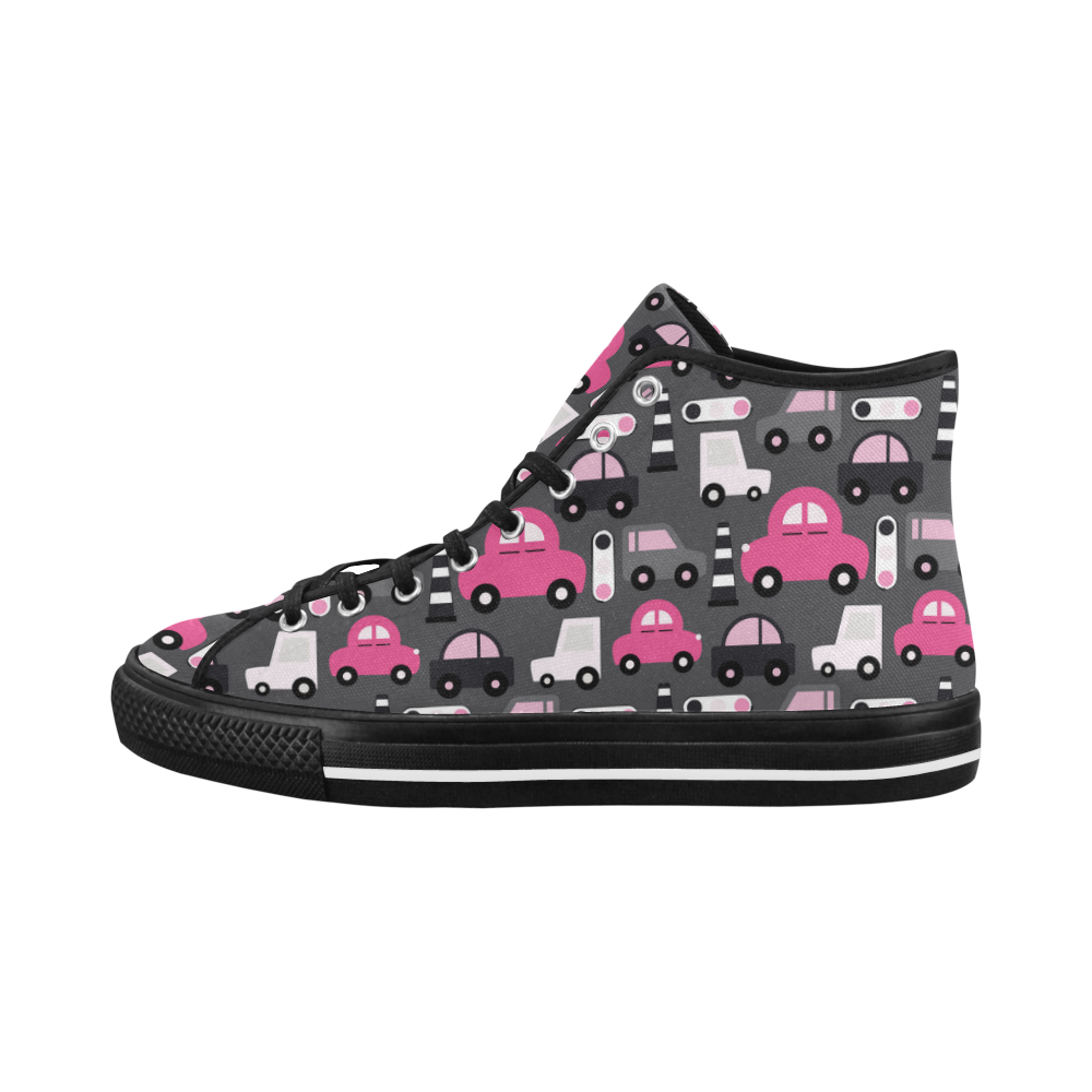 pink toy cars Vancouver H Men's Canvas Shoes/Large (1013-1)