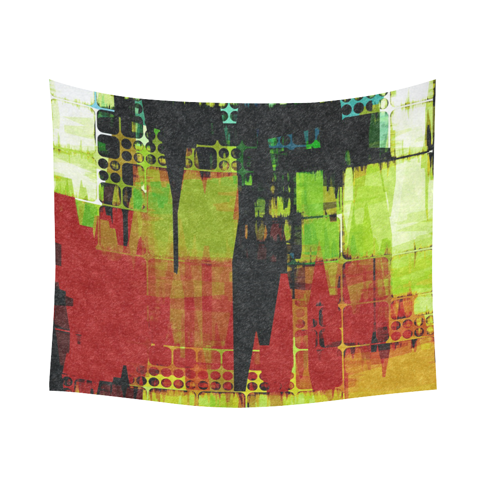 Grunge texture Cotton Linen Wall Tapestry 60"x 51"