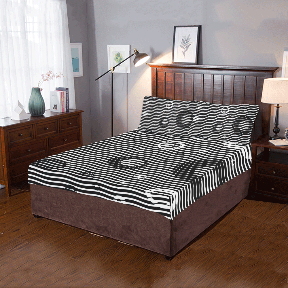 geinetric Wave 3-Piece Bedding Set