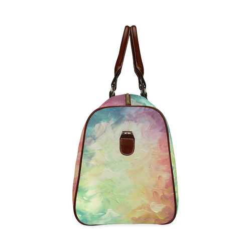 Painted canvas Waterproof Travel Bag/Small (Model 1639)