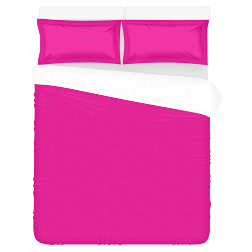 hot pink 3-Piece Bedding Set