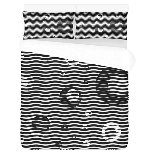 geinetric Wave 3-Piece Bedding Set