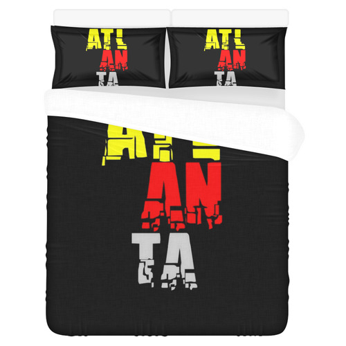 Atlanta Pattern by Artdream 3-Piece Bedding Set