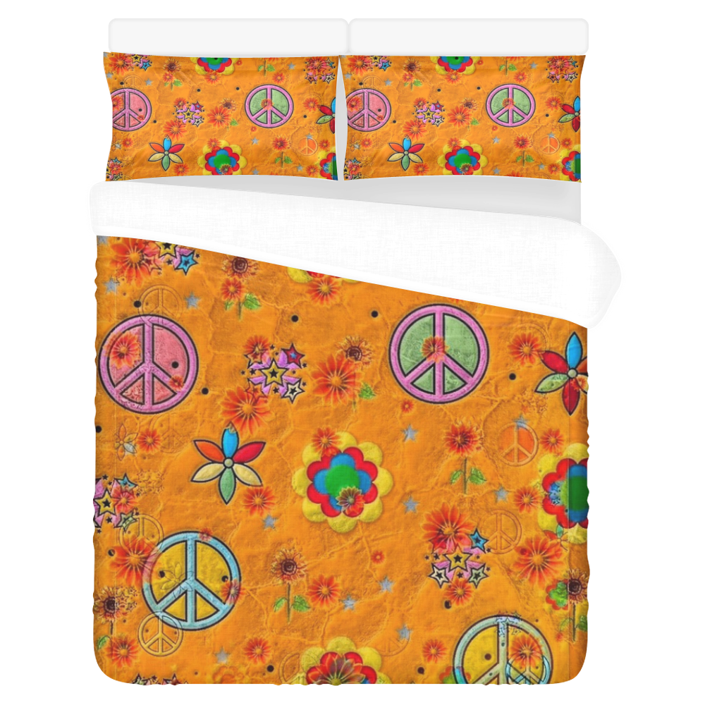70´s Pattern by Popart Lover 3-Piece Bedding Set
