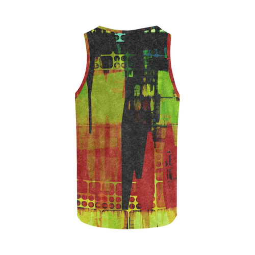 Grunge texture All Over Print Tank Top for Men (Model T43)