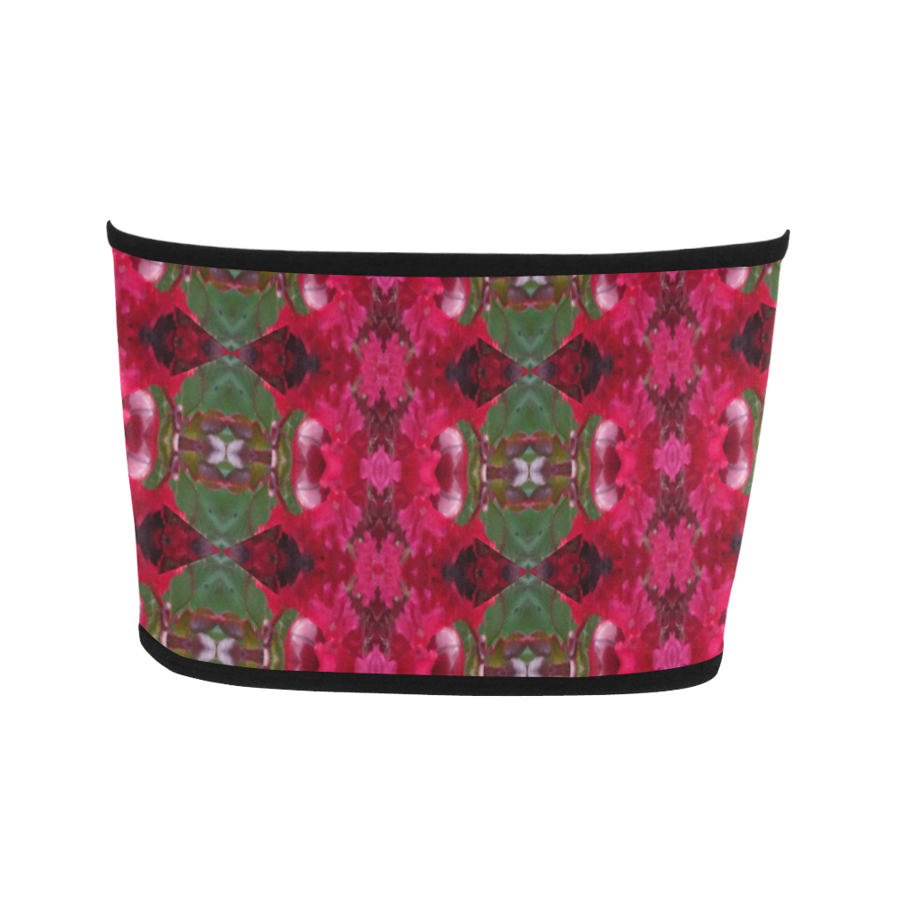 Christmas Wrapping Paper Designed Bandeau Top Bandeau Top