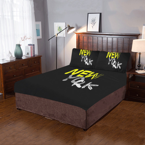 New York by Artdream 3-Piece Bedding Set