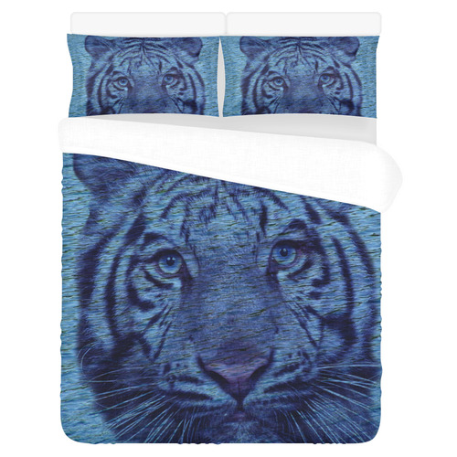 Tiger and Water 3-Piece Bedding Set
