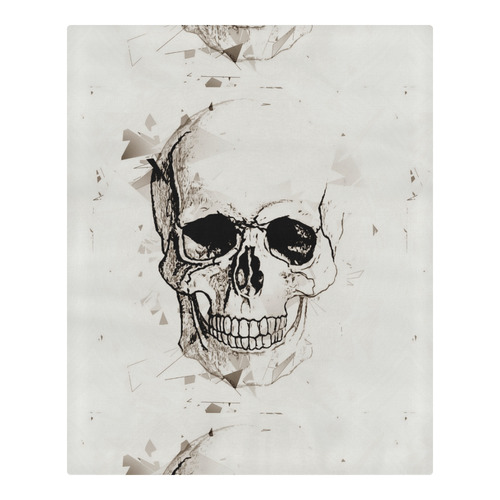 Skull Skizze by Popart Lover 3-Piece Bedding Set