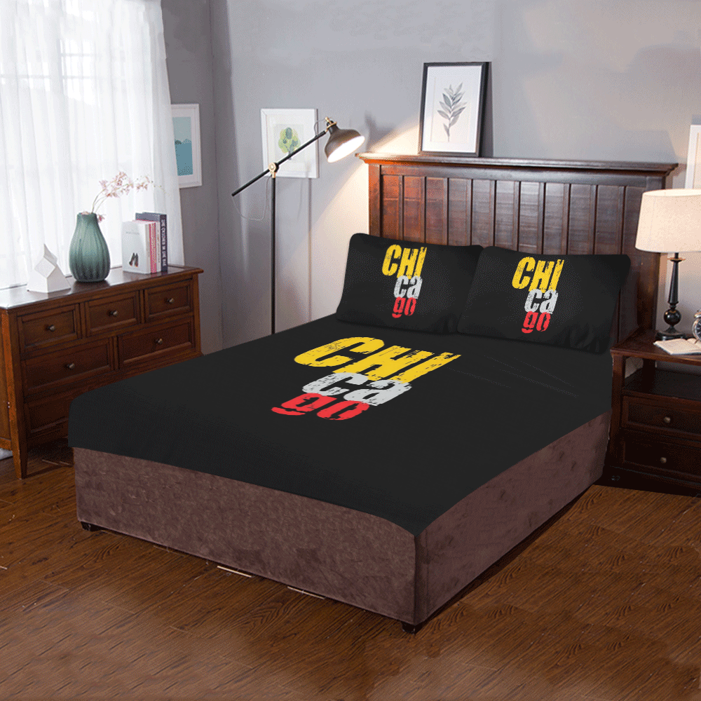 Chicago by Artdream 3-Piece Bedding Set