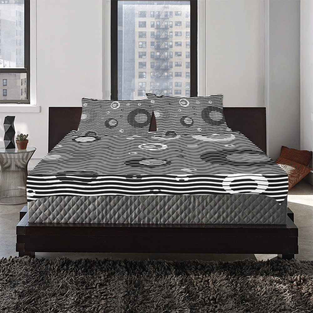 geinetric Wave 3-Piece Bedding Set