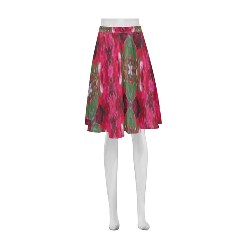 Christmas Wrapping Paper Athena Women's Short Skirt Athena Women's Short Skirt (Model D15)