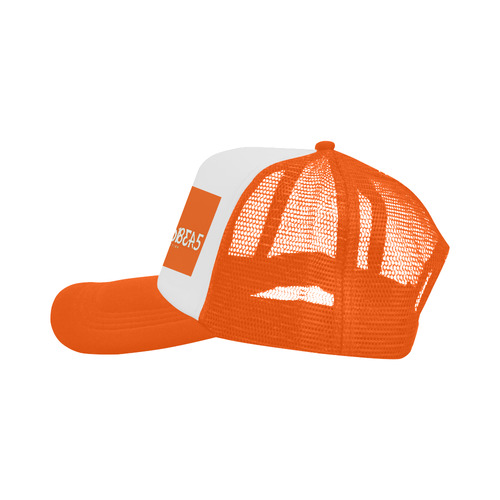 NUMBERS Collection Logo Trucker Hat (tangerine/wht) Trucker Hat