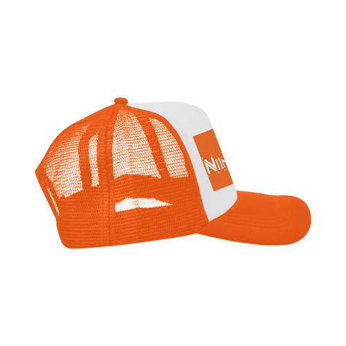 NUMBERS Collection Logo Trucker Hat (tangerine/wht) Trucker Hat
