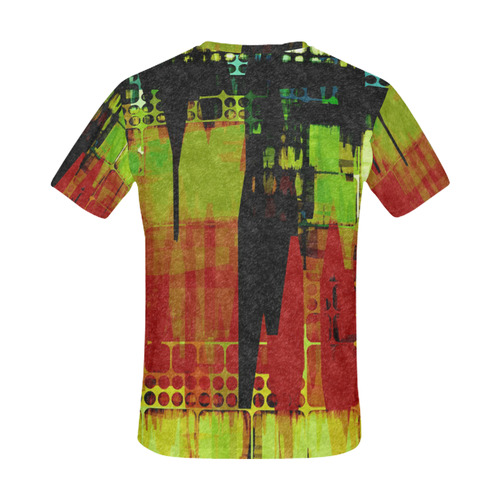 Grunge texture All Over Print T-Shirt for Men (USA Size) (Model T40)