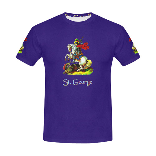 Saint George All Over Men's Shirt All Over Print T-Shirt for Men (USA Size) (Model T40)