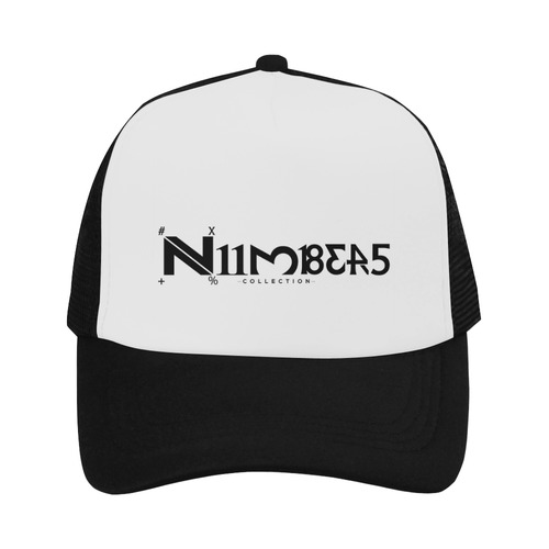 NUMBERS Collection Logo Trucker Hat (wht/blk) Trucker Hat