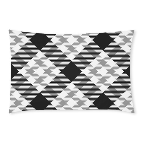 black plaid 3-Piece Bedding Set