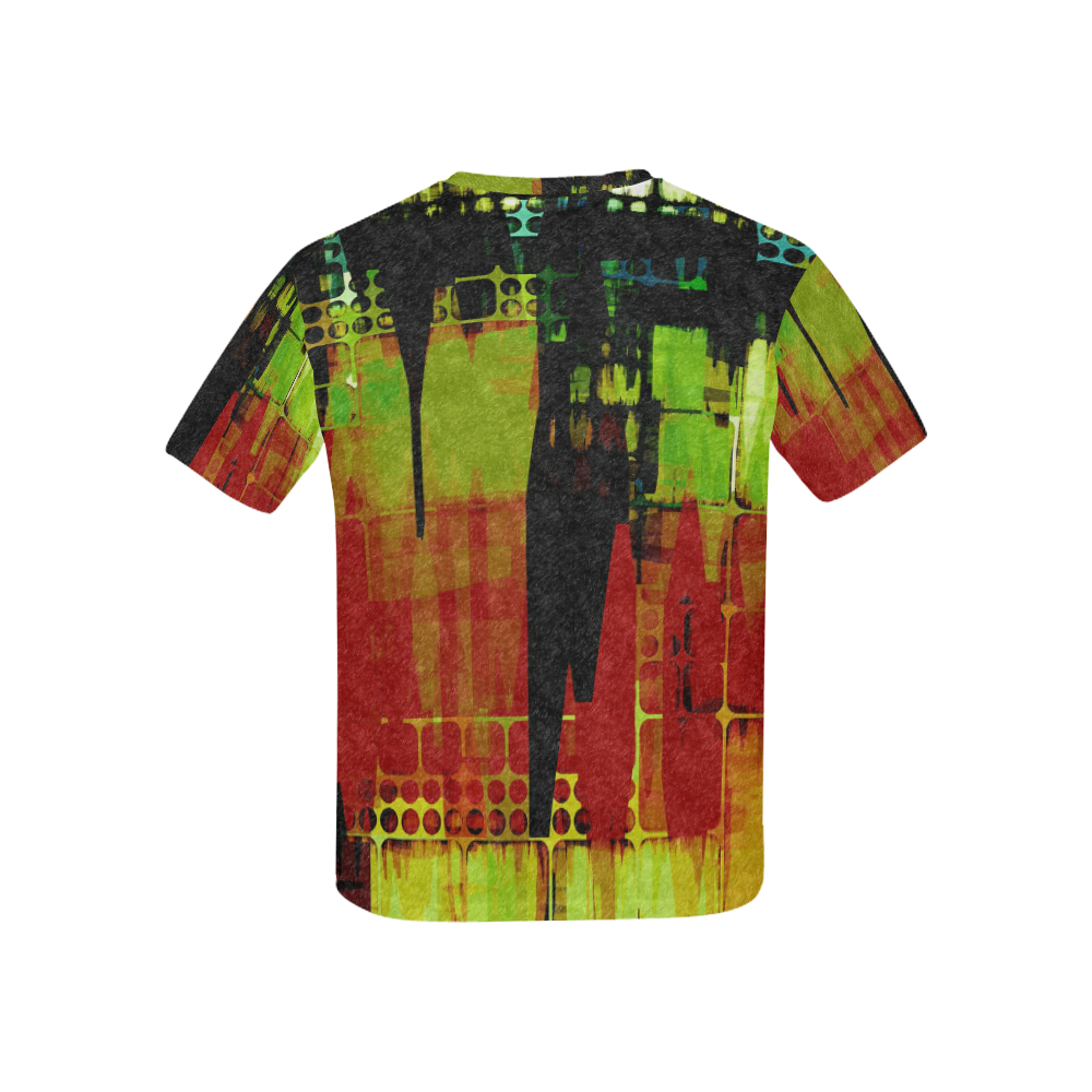 Grunge texture Kids' All Over Print T-shirt (USA Size) (Model T40)