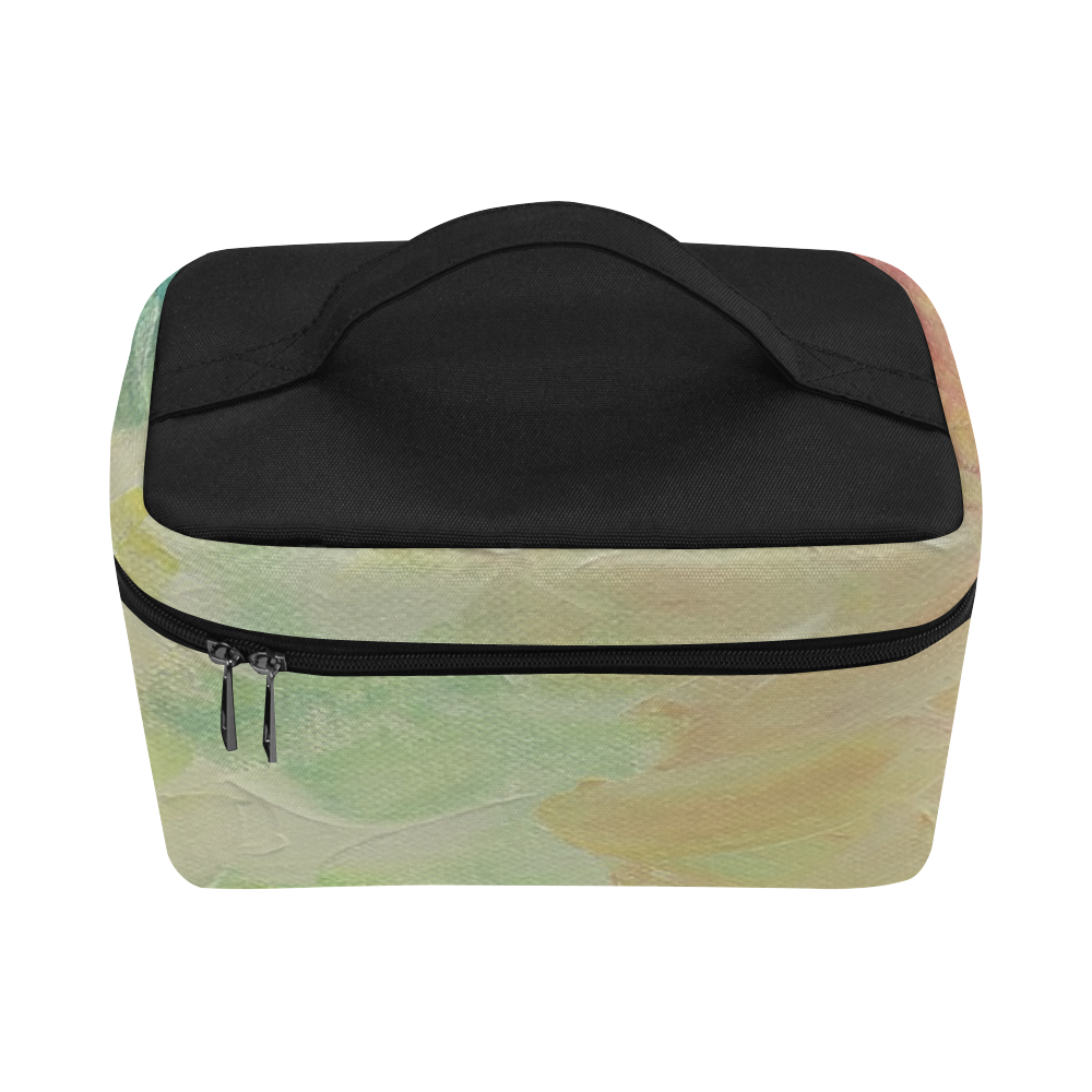 Painted canvas Cosmetic Bag/Large (Model 1658)