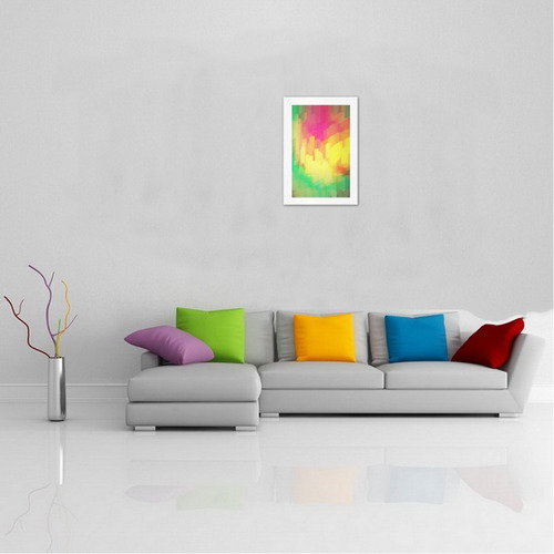 Pastel shapes painting Art Print 13‘’x19‘’