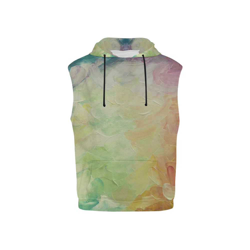 Painted canvas All Over Print Sleeveless Hoodie for Kid (Model H15)
