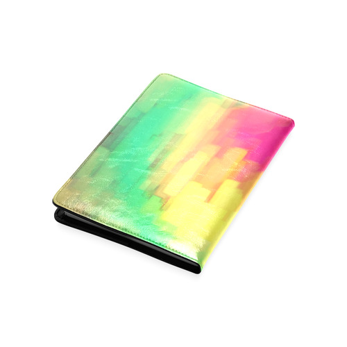 Pastel shapes painting Custom NoteBook A5