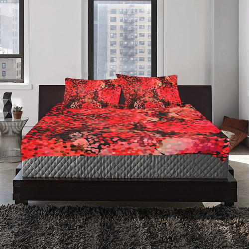pOLKA DOT ROSES 3-Piece Bedding Set