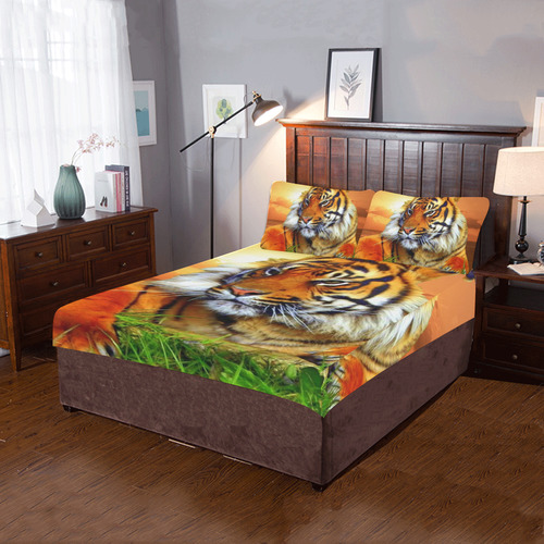 Sumatran Tiger 3-Piece Bedding Set
