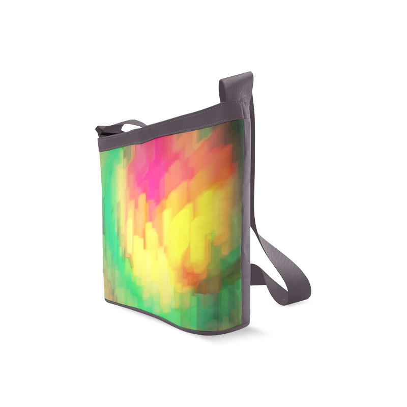 Pastel shapes painting Crossbody Bags (Model 1613)