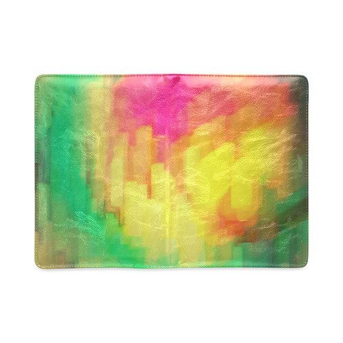 Pastel shapes painting Custom NoteBook A5