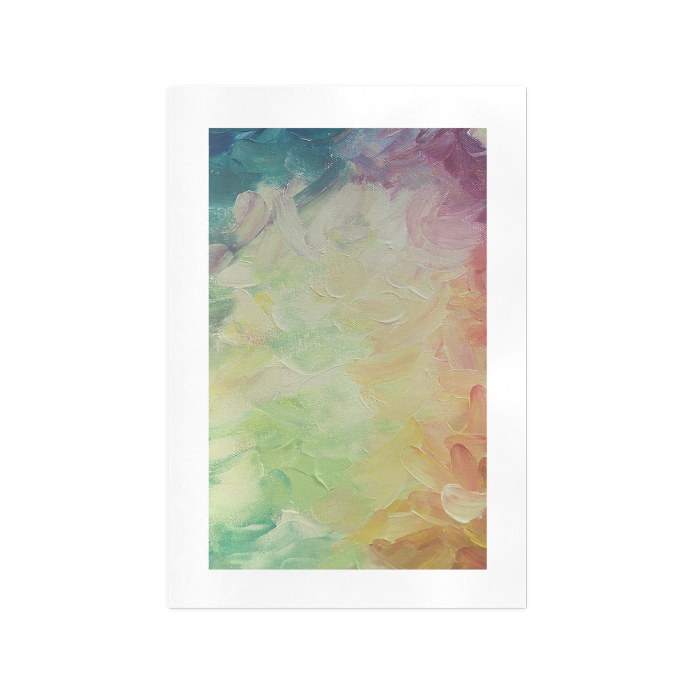 Painted canvas Art Print 13‘’x19‘’