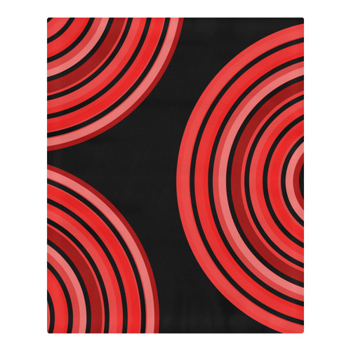 black and red curves3 3-Piece Bedding Set