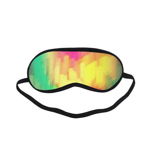 Pastel shapes painting Sleeping Mask