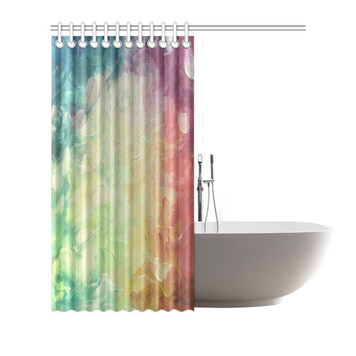 Painted canvas Shower Curtain 72"x72"